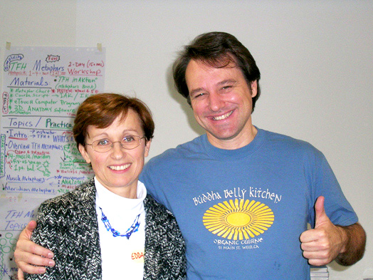 Matthew Thie beim Seminar Touch for Health Metaphern Instructor am 10. September 2007 in Linz. Foto Touch for health